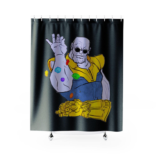 Thanos Bae Funny Marvel Avengers Infinity War Shower Curtain