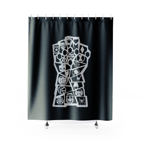 Thanos Hand Avengers Infinity War Infinity Gauntlet Marvel Shower Curtain