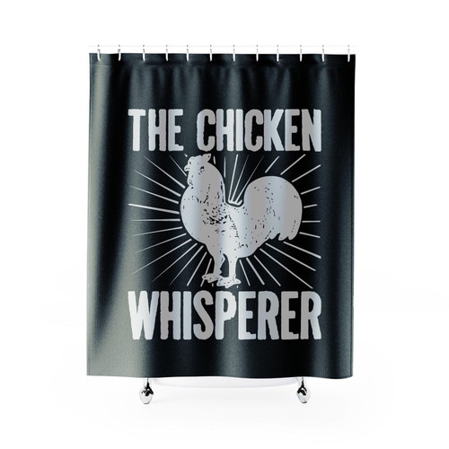 The Chicken Whisperer Shower Curtain