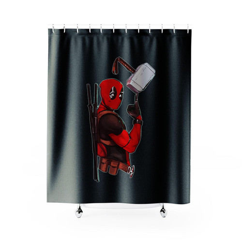 Thorpool Deadpool Shower Curtain