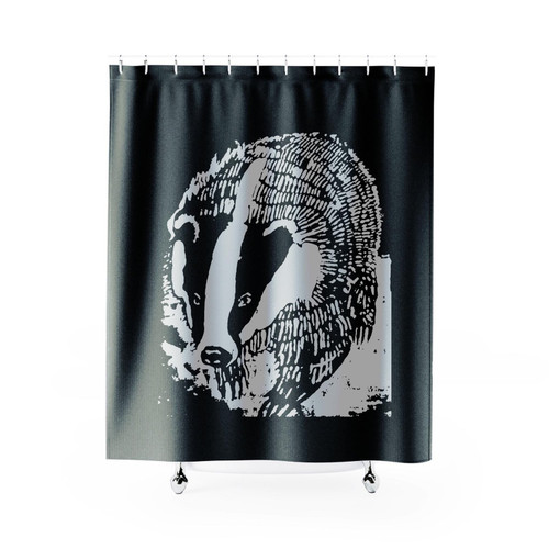 Tough Honey Badger Shower Curtain