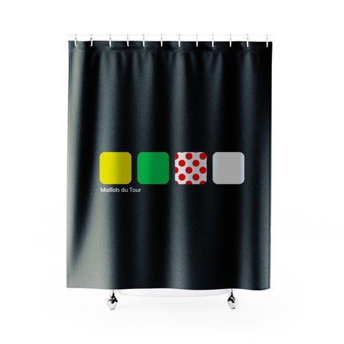 Tour De France Cycling Shower Curtain