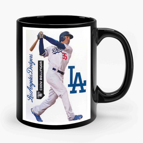 Cody Bellinger Fathead Teamtate Los Angeles Dodgers Logo Ceramic Mug