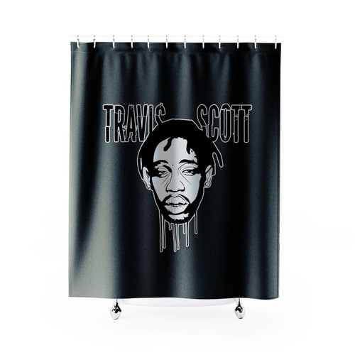Travis Scott Face Art Shower Curtain