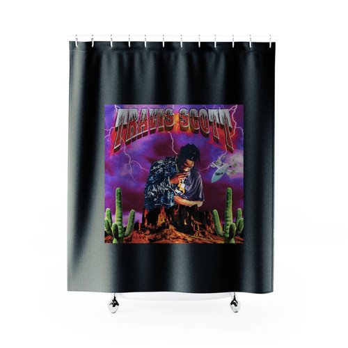 Travis Scott Pen And Pixel Shower Curtain