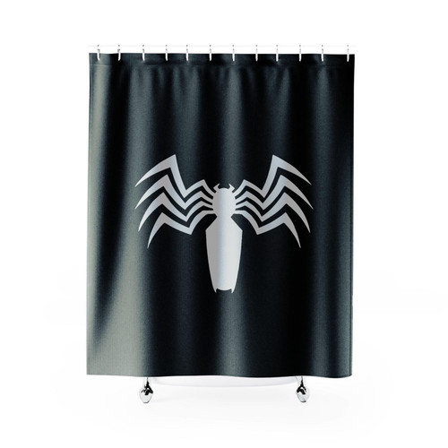 Ultimate Spider-Man Venom Logo Shower Curtain
