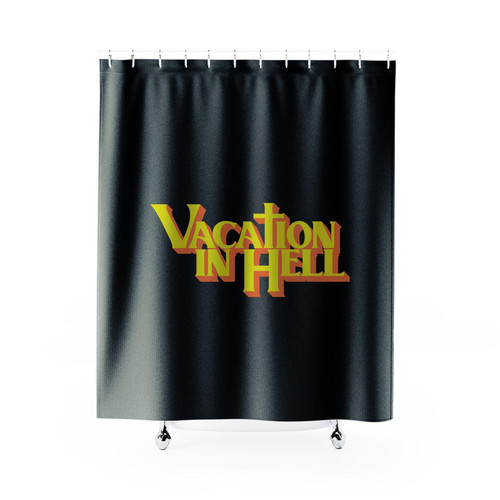 Vacation In Hell Band Shower Curtain