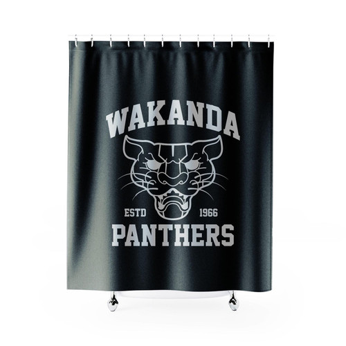 Wakanda Panthers Shower Curtain