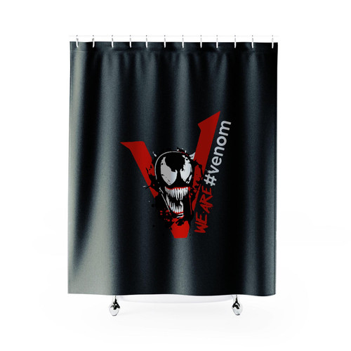 We Are Venom Marvel Movie Shower Curtain