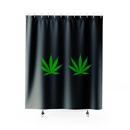 Weed Cannabis Marijuana Shower Curtain