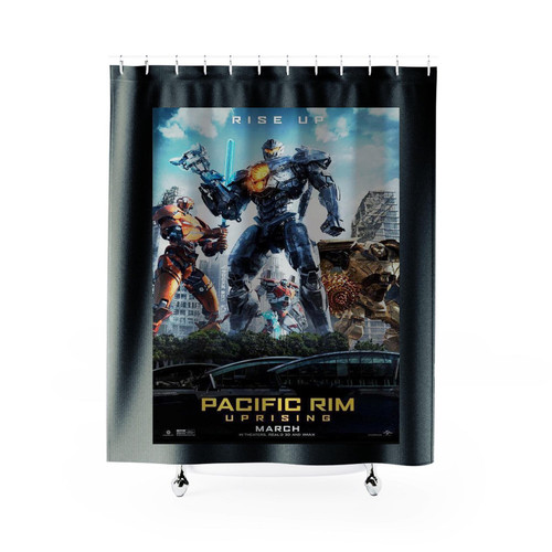 2018 Pacific Rim Uprising Movie Shower Curtain