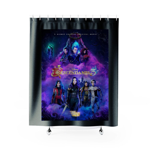 2019 Descendants 3 Movie Shower Curtain