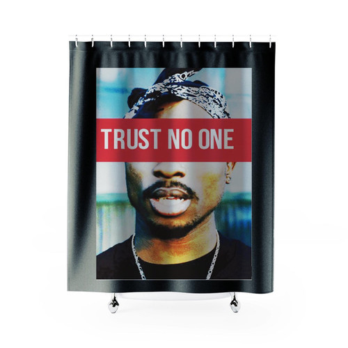 2Pac Trust No One Shower Curtain