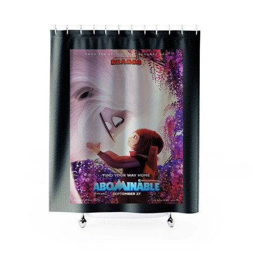 Abominable Find Your Way Home Shower Curtain
