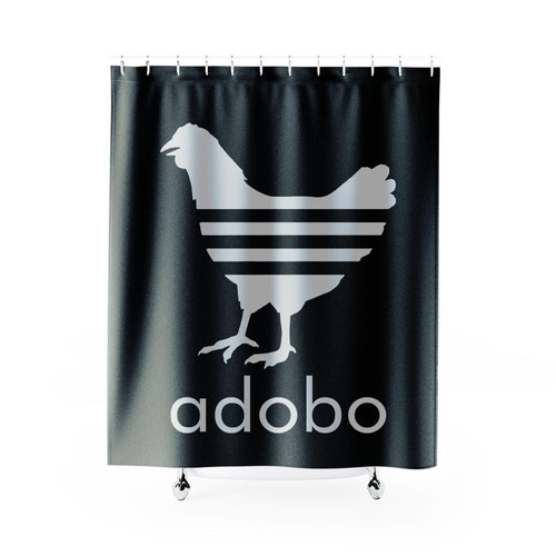 Adobo Funny Chicken Shower Curtain