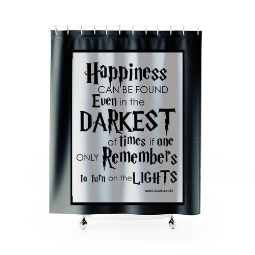 Albus Dumbledore Quote Shower Curtain