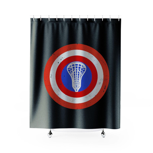 America Lax Captain Shower Curtain