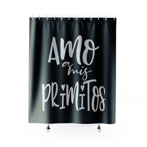 Amo A Mis Primitos Shower Curtain