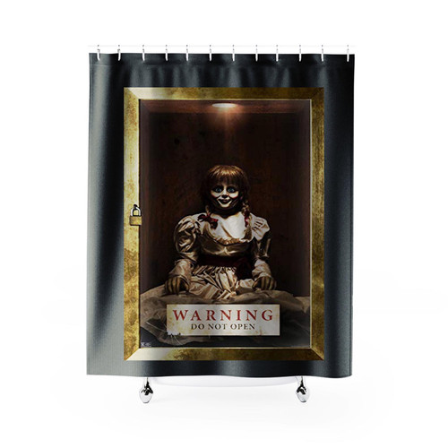 Annabelle Doll Do Not Open Shower Curtain