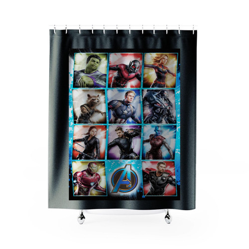 Avengers Endgame Marvel Movie Shower Curtain
