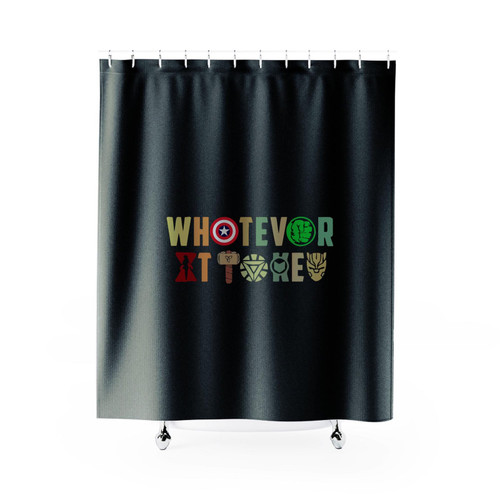 Avengers Endgame Whatever It Takes Avengers Shower Curtain