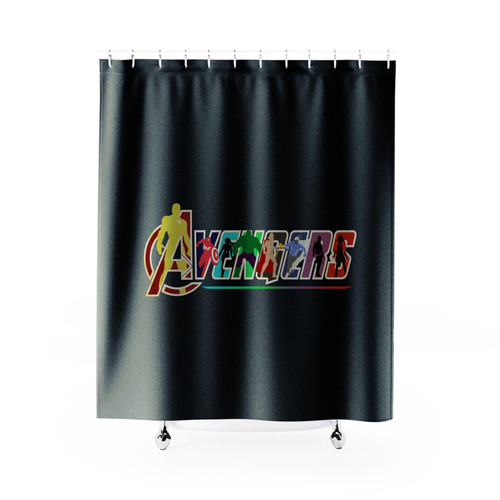 Avengers Superhero Marvel Shower Curtain