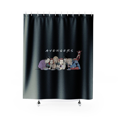 Avengers Superheroes End Game Shower Curtain