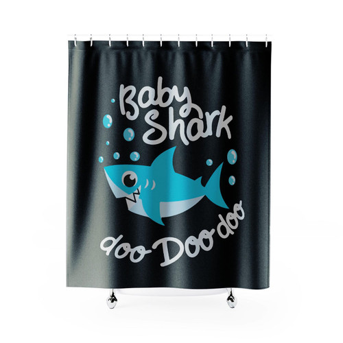 Baby Shark Dododo Shower Curtain