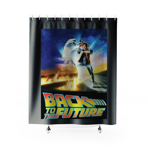 Back To The Future Movie Shower Curtain