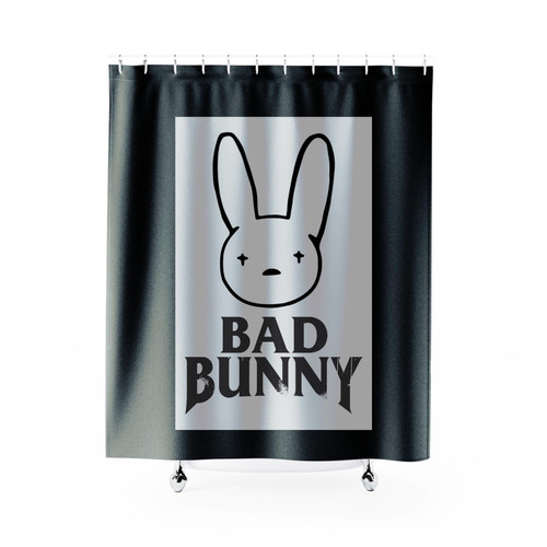 Bad Bunny Shower Curtain