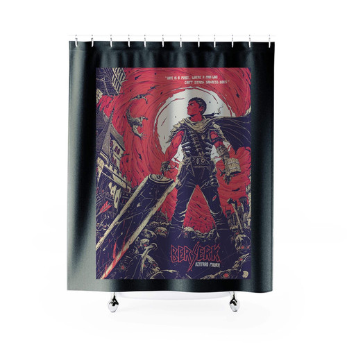 Berserk Hate Is A Place Shower Curtain