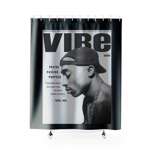 Big & Tupac 2Pac Shower Curtain