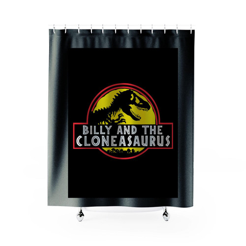 Billy & The Cloneasaurus Shower Curtain