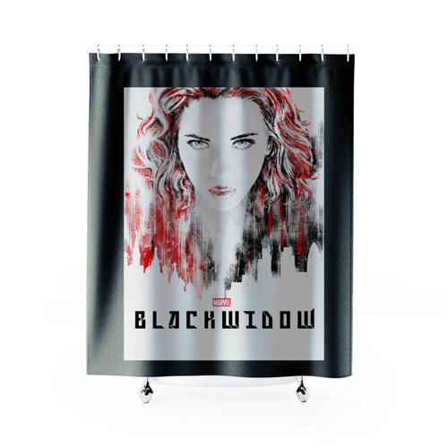 Black Widow 4 Shower Curtain