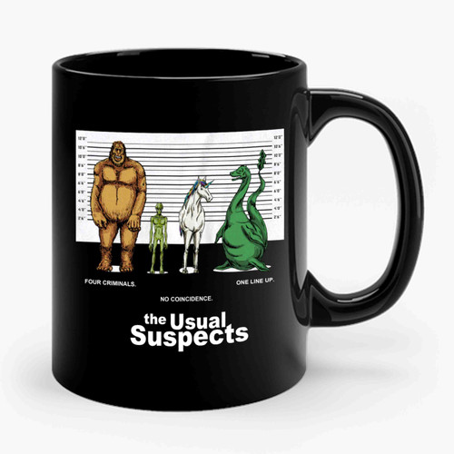 Cryptozoology The Usual Suspects Ceramic Mug
