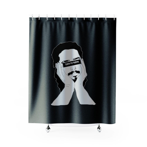 Buy Leave Me Malone Wall Shower Curtain
