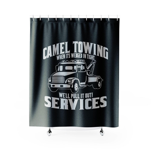 Camel Towing Service Shower Curtain
