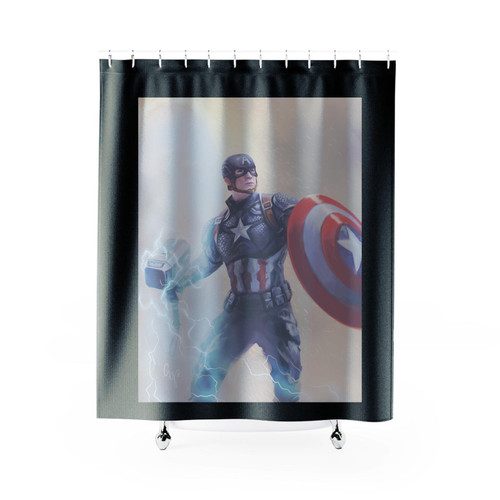 Captain America Endgame Shower Curtain