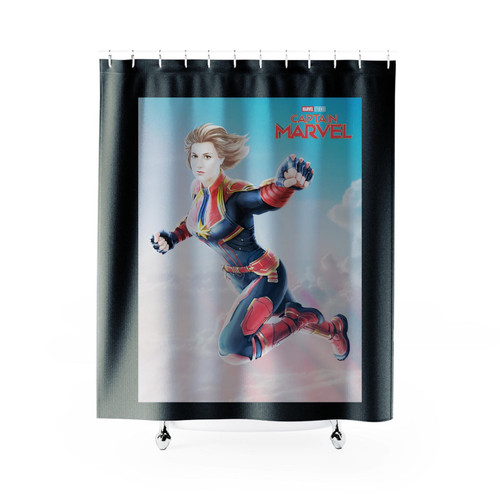 Captain Marvel 8 Shower Curtain
