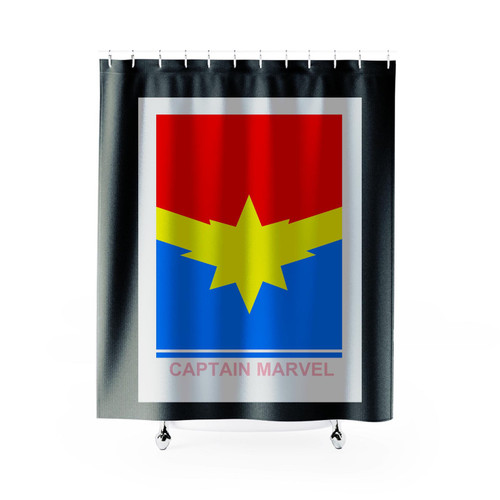 Captain Marvel 9 Shower Curtain