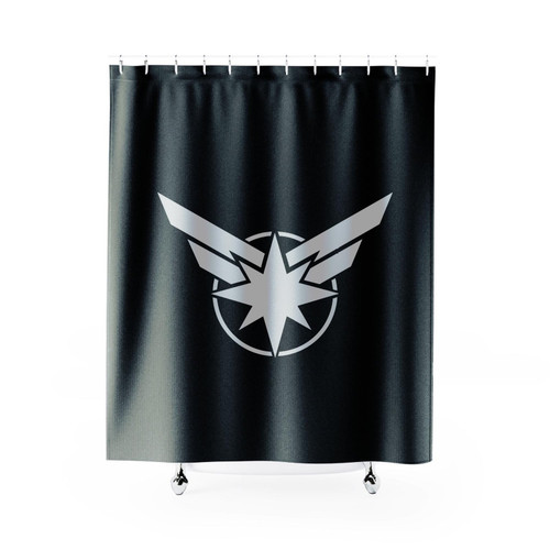Captain Marvel Simple Shower Curtain