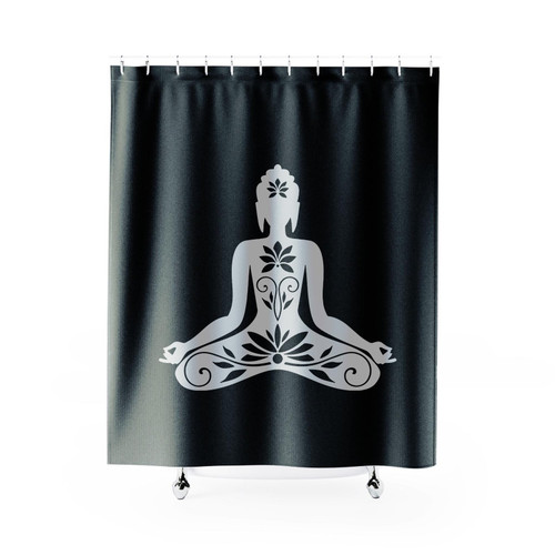 Clearance Meditation Pose Shower Curtain