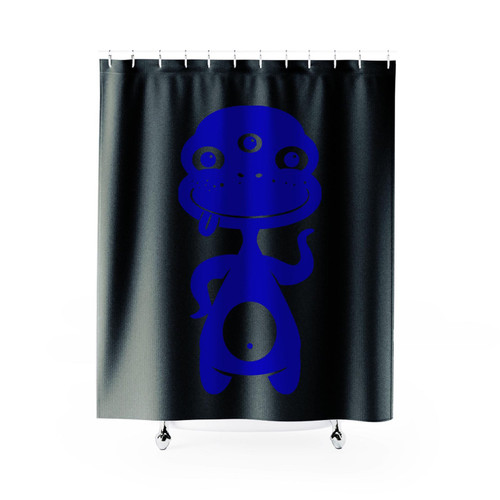Clearance Potbellied Alien Shower Curtain