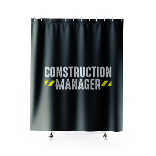Construction Manager Shower Curtain