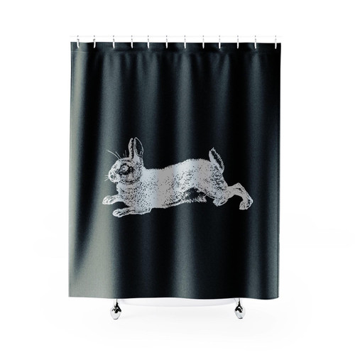 Cute Rabbit Shower Curtain
