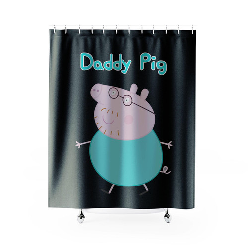 Daddy Pig 1 Shower Curtain