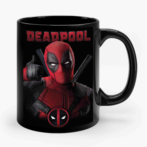 Deadpool Cool Action Ceramic Mug