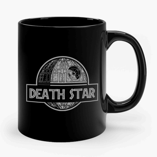 Death Star Jurassic Park Logo Ceramic Mug