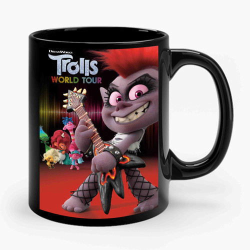 Electric Guitar Queen Barb Trolls World Tour Ceramic Mug