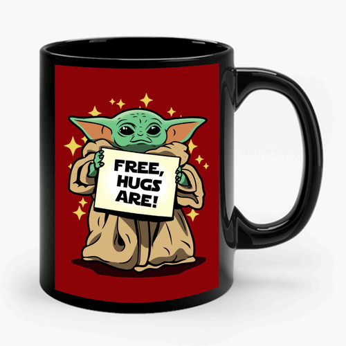 Free Hugs Baby Yoda Ceramic Mug